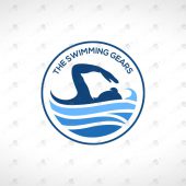 Premade Swimming Logo For Sale | Water Fun Logo